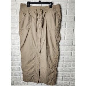 Women's size 16 The North Face pants Drawstring Outdoor Beige